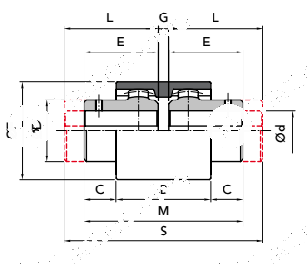 Гильза GIFLEX GF-14 нейлон CHIARAVALLI