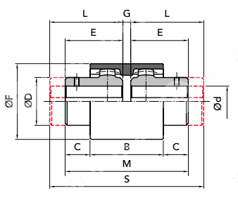 Гильза GIFLEX GF-55 нейлон CHIARAVALLI