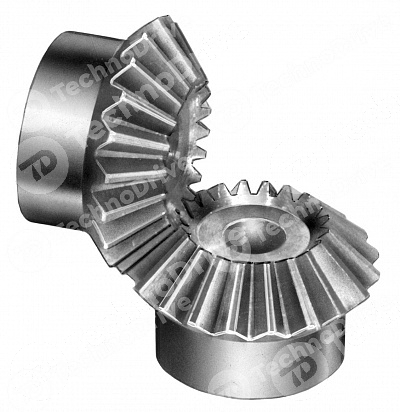 коническая зубчатая шестерня, передат. число: 1:1, m=2,5, z1=16 chiaravalli