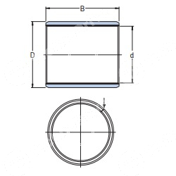 втулка скольжения bnz81212 (pbm81212) isb