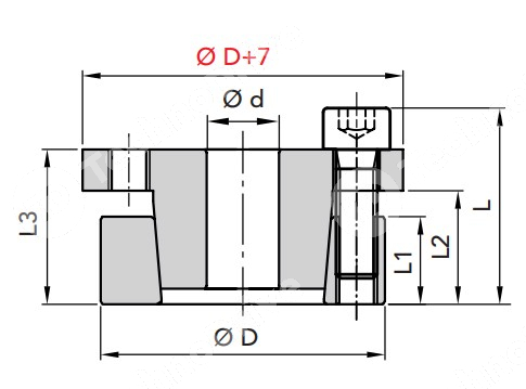 Картинка зажимная втулка rck15 25x55 (klbb125) chiaravalli зажимная втулка rck15 25x55 (klbb125) chiaravalli