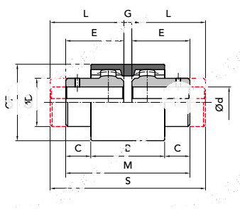 Гильза GIFLEX GF-19 нейлон CHIARAVALLI