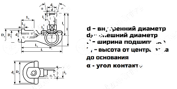 Угловое шарнирное соединение SQ6C-RS LDI