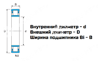 Подшипник NU 313-ECJ LDI