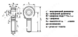 Шарнирный наконечник POS22SS M22X1,5 (TSM22SS) LDI
