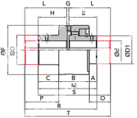 Гильза/Ступица GIFLEX GFAS-40 удлиненная (BOWEX 40) CHIARAVALLI