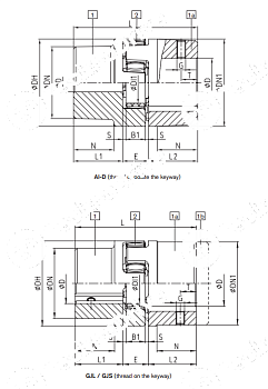 ROTEX 38 ST Ступица исп. 1, с переходом, d=42 H7 KTR