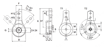 натяжитель цепи chiaravalli rct-t1 (94030001)