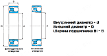 Подшипник 1311 LDI 