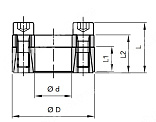 Картинка зажимная втулка rck45 25x47 (klhh025) npt зажимная втулка rck45 25x47 (klhh025) npt