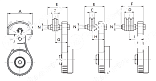 натяжитель цепи cht-tge1 3/8" s chiaravalli