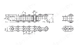 Цепь роликовая 16A-2 (ASA80-2) PIZZIRANI