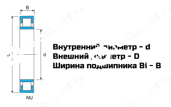 Подшипник NU 222-ECJ LDI