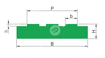 Направляющая PROFILE T3 01 10X35 CHIARAVALLI