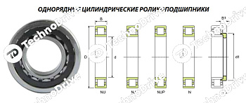 Подшипник NU2219-ECJ ISB