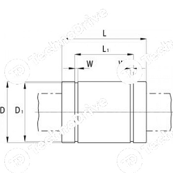 линейный подшипник kbo2045pp nbs