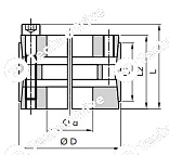 зажимная втулка rck11 45x75 (klee045) chiaravalli