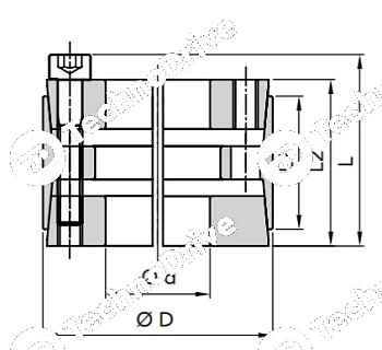 зажимная втулка rck11 45x75 (klee045) chiaravalli