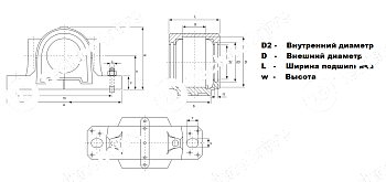 Разъемный корпус SNU528 (SNG528) NPT