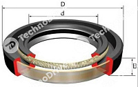 манжета армированная 25x42x10 tc nbr npt