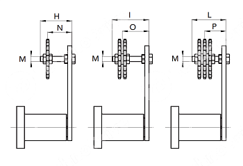натяжитель цепи cht-er7 1" t z=12 chiaravalli