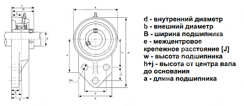 Подшипниковый узел UCFB209 ISB