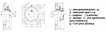 Подшипниковый узел UCF211 HT2 (-30C +200C) FK