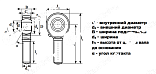 Шарнирный наконечник POS20 M20X1,5 (TSM20) LDI