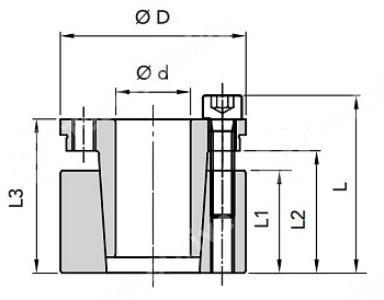 зажимная втулка rck70 48x80 (klda048) chiaravalli