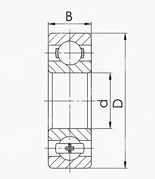 Картинка Подшипник 16005-ZZ ISB  Подшипник 16005-ZZ ISB