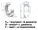Подшипник RSTO 17 LDI 