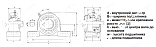 Подшипниковый узел UKP 209 + H 2309 FK