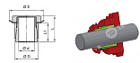 Картинка зажимная втулка rck55 24x35 (klff024) npt зажимная втулка rck55 24x35 (klff024) npt