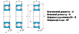 Подшипник F603-ZZ LDI 