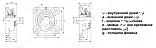 Подшипниковый узел UKF 210 + H 2310 NPT