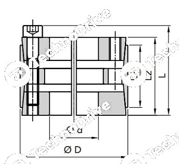 зажимная втулка rck11 35x60 (klee035) npt
