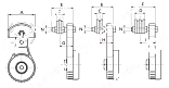 натяжитель цепи cht-tge1 3/8" s chiaravalli