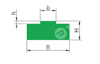Картинка Направляющая PROFILE T1 10 15X20 CHIARAVALLI Направляющая PROFILE T1 10 15X20 CHIARAVALLI