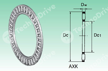 подшипник axk 2035 isb