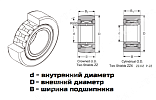 Подшипник STO 30 ZZ (NAST) LDI 