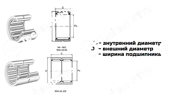 подшипник nk 14/20 ldi