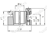 зажимная втулка rck13 22x47 (klaa022) chiaravalli