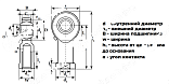 Шарнирный наконечник PHS8 M8X1,25 (TSF8) LDI
