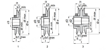 Картинка регулируемые шкивы prb 120/1 b.1215 регулируемые шкивы prb 120/1 b.1215