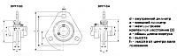 Подшипниковый узел BPFT 205/SB 205 NPT