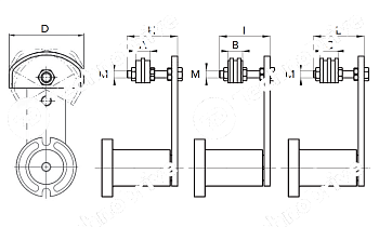 натяжитель цепи cht-ege 3 3/4" s. chiaravalli