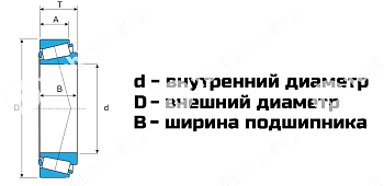 Подшипник 30202 LDI