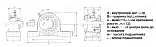 Подшипниковый узел UKP 309 + H 2309 LDI