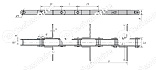 Соединительное звено 1.2502 PF P.100X31 C.L.. CHIARAVALLI
