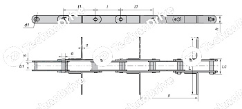 Соединительное звено 1.2502 PF P.100X31 C.L.. CHIARAVALLI